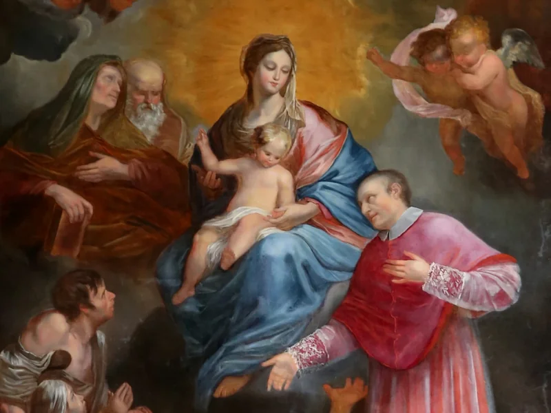 1825-Luigi Varese - Intercessione di san Carlo Borromeo alla Vergine col Bambino per i poveri e gli infermi, 1820 - 50 ca